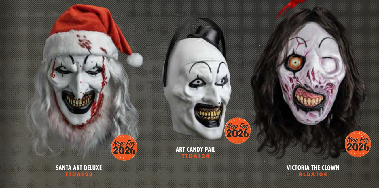 Terrifier 3 Masks Unleashed: Art the Clown Gets a Bloody Santa Makeover!
